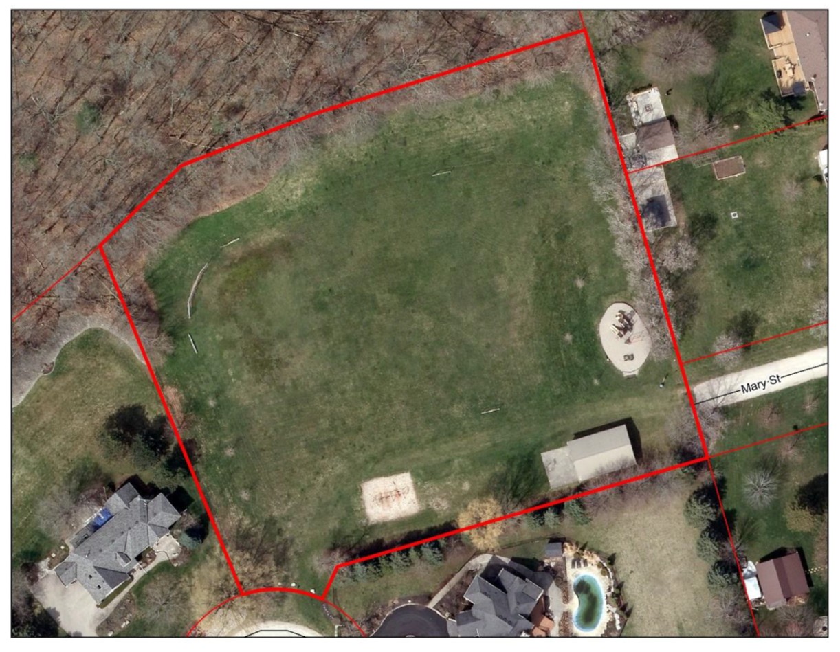 Brancton Park aerial view